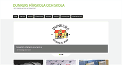 Desktop Screenshot of dunkersskola.se