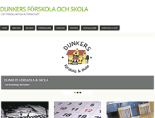 Tablet Screenshot of dunkersskola.se